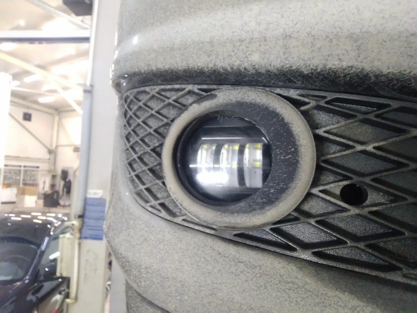 Крепление ПТФ К номеру