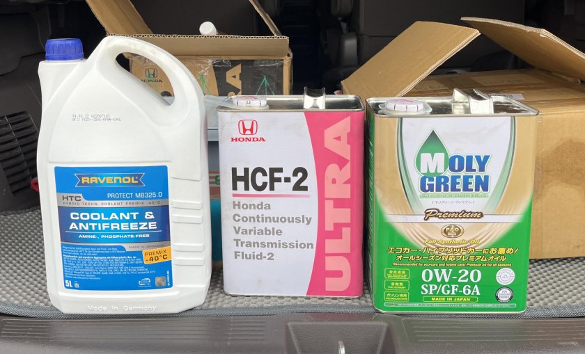 Объем охлаждающей жидкости Хонда Фрид