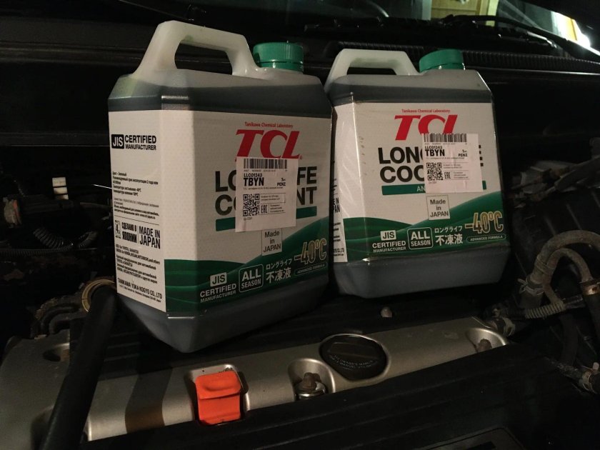 Замена антифриза Хонда аирвейв