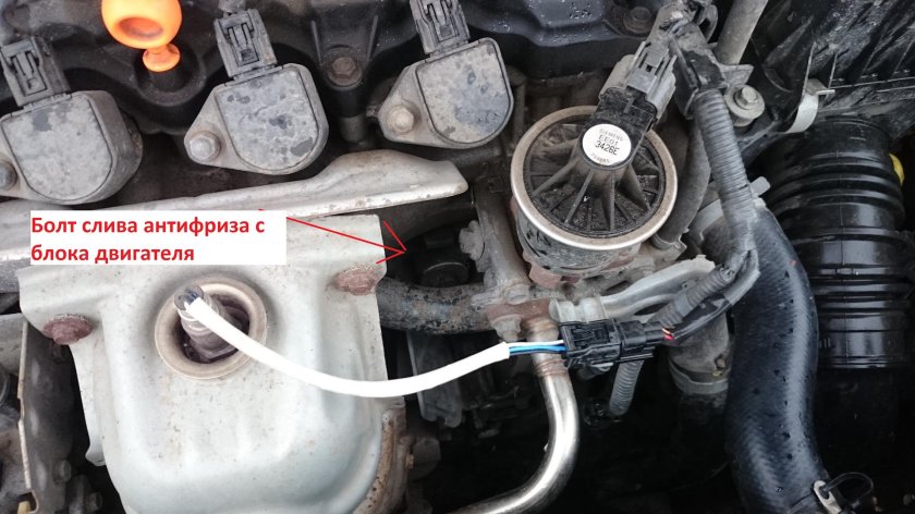 Болт слива антифриза Honda Civic 4d