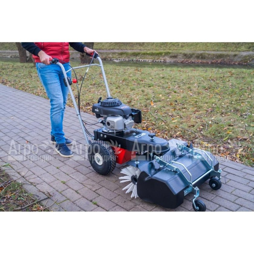 Подметальная машина limpar 72 со щеткой для снега и грязи