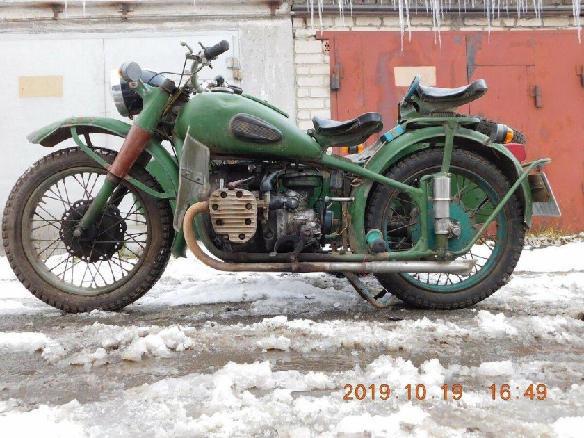 Мотоцикл м72 1958