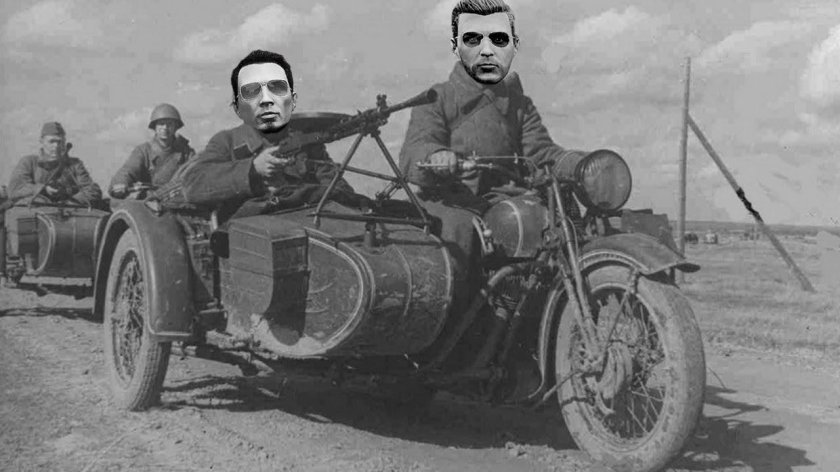 Мотоцикл м-72 в ВОВ