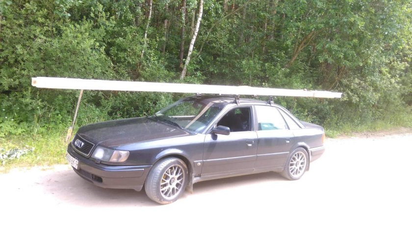 Багажник на крышу Audi 100 c3