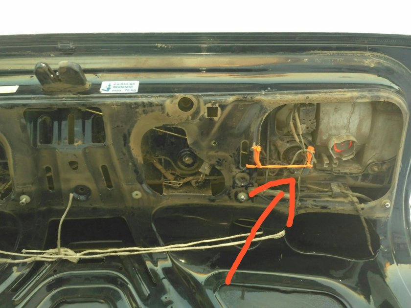 Багажник Ауди 100 с4 седан