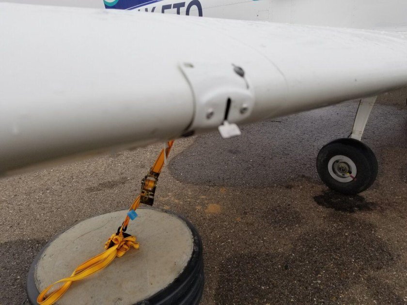 Швартовка самолета