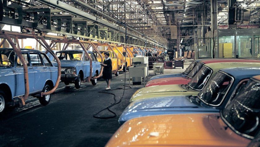 Ижевский автозавод конвейер Москвич 412