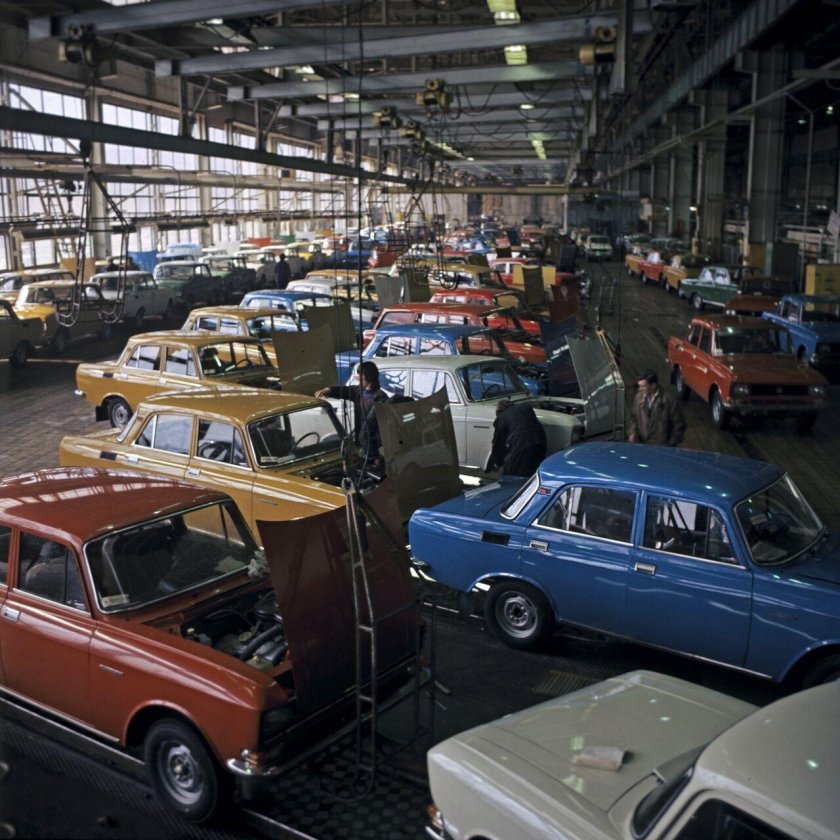 Москвич 2140 конвейер АЗЛК