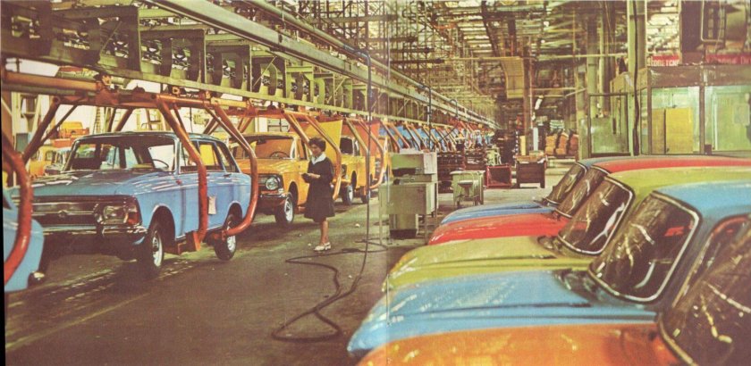 Ижевский автозавод конвейер Москвич 412