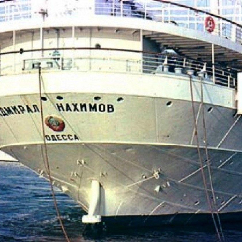 Пароход Адмирал Нахимов 1986