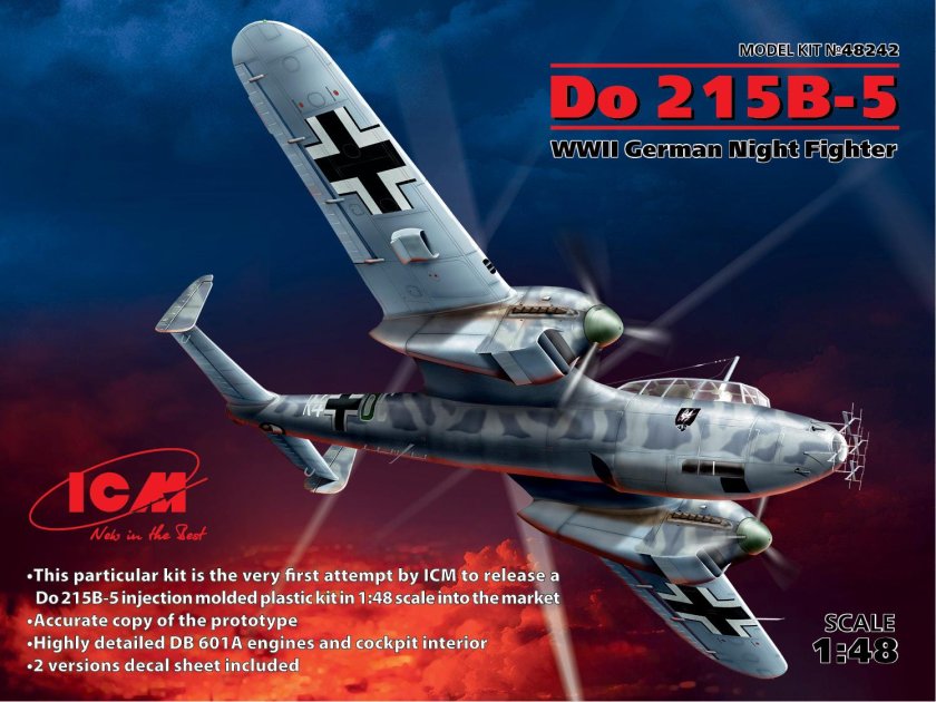 Do-215b-5 WWII German Night Fighter (1:48)