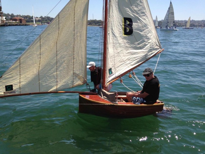 Гафельный швертбот