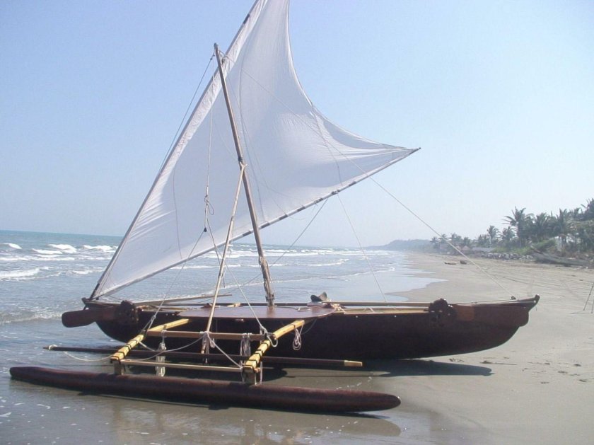 Парусный катамаран проа