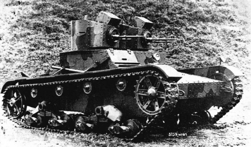 Танк т-26 двухбашенный