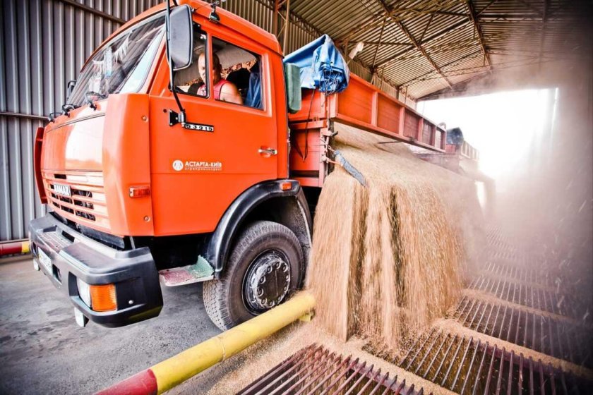 Погрузка разгрузка зерна