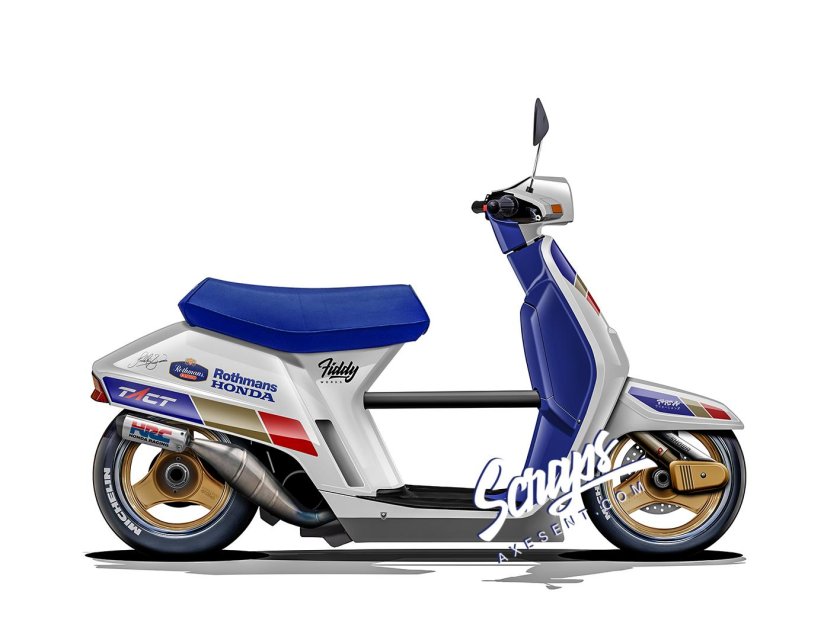 Скутер Honda Tact af09