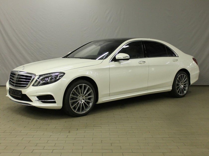 Mercedes s500 4matic белый