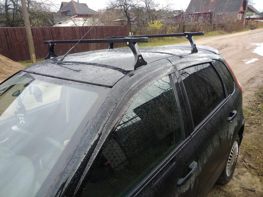 Багажник на крышу Лада Калина универсал 1