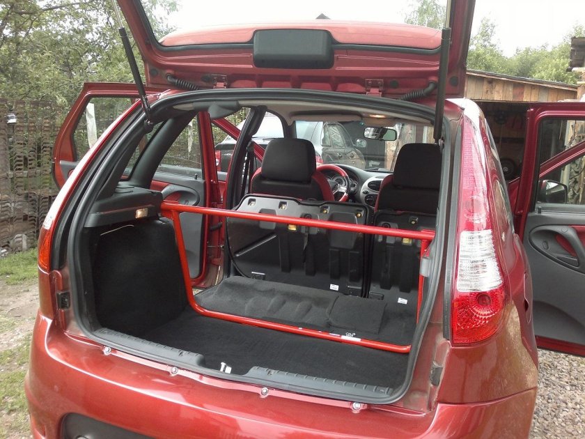 Лада Калина хэтчбек 2007 багажник