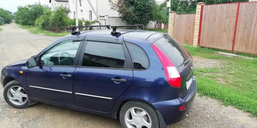 Багажник на крышу Лада Калина 1