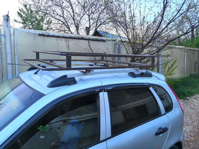 Багажник на крышу Лада Калина 1