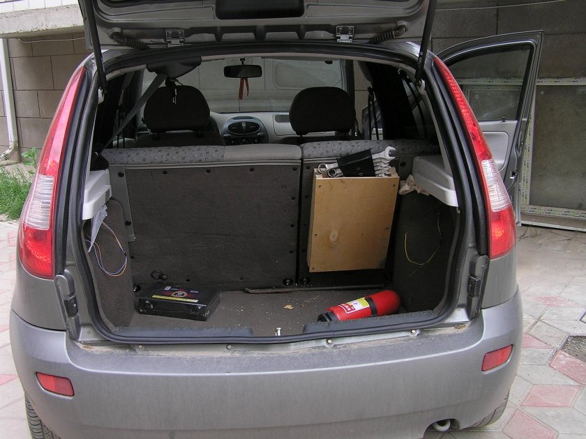 Лада Калина 1 хэтчбек багажник