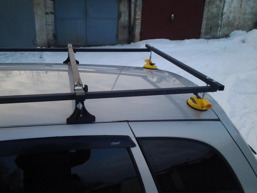 Самодельный багажник на крышу Лада Калина универсал