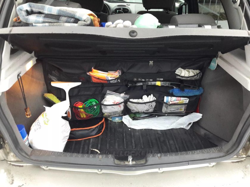 Органайзер в багажник Лада Калина 2 универсал