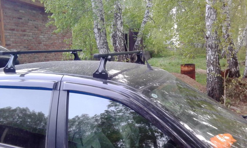 Багажник на крышу Лада Калина 1 седан