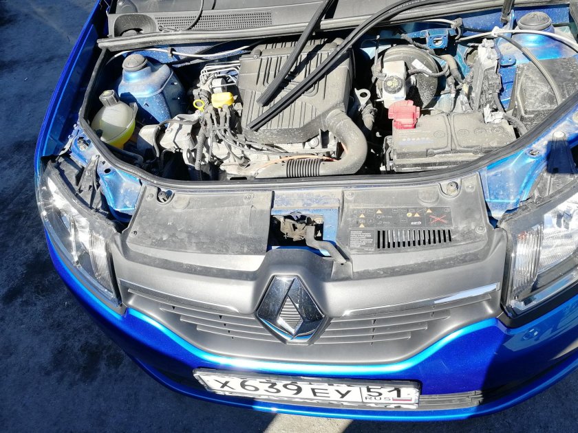 Renault Logan 2 под капотом