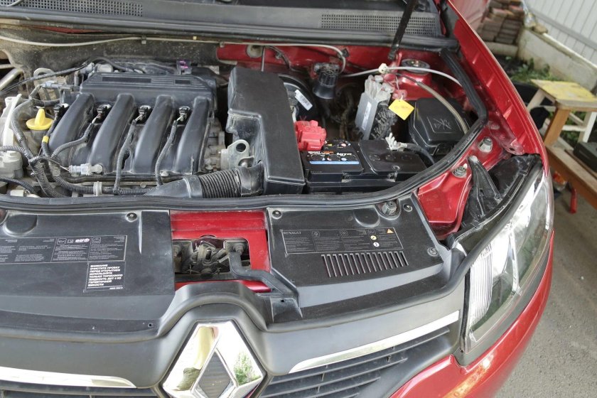 Renault Sandero 2 под капотом