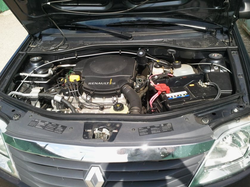 Логан 2010 под капотом