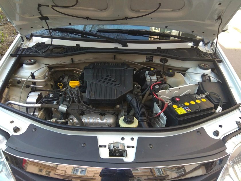 Рено Логан 1 1.4 под капотом