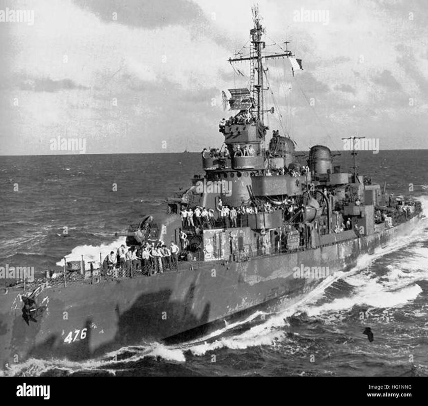 Эскадренный миноносец «Hutchins» (DD-476)