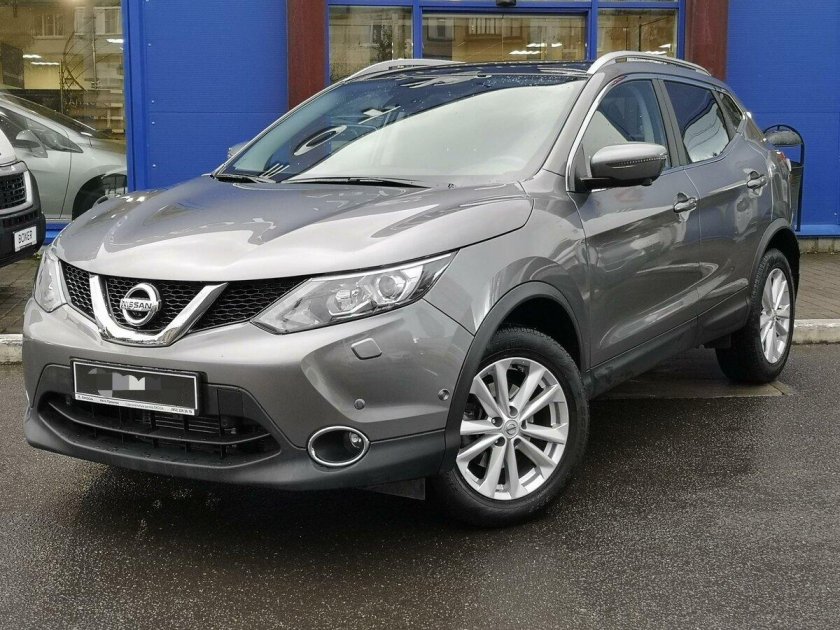Серый Nissan Qashqai 2016