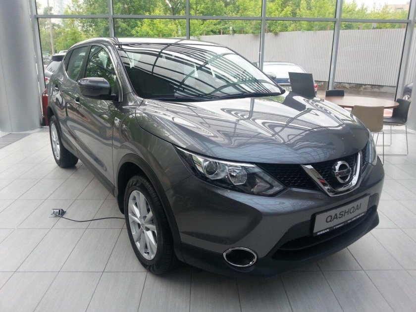Серый Nissan Qashqai 2017