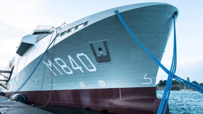 Противоминный корабль Китая