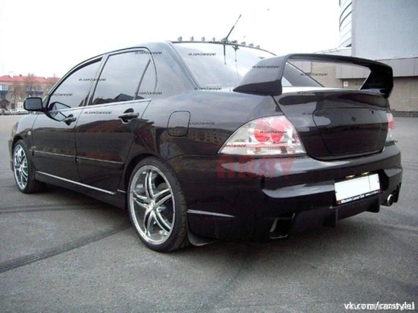 Спойлер на Митсубиси Лансер 9