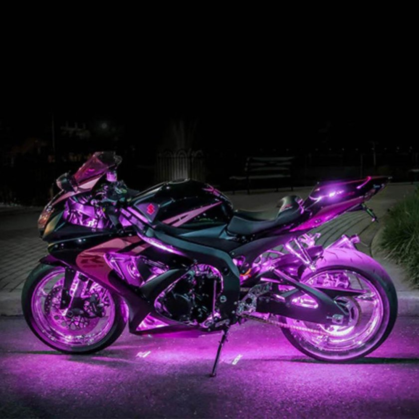 Мотоцикл Кавасаки фиолетовый