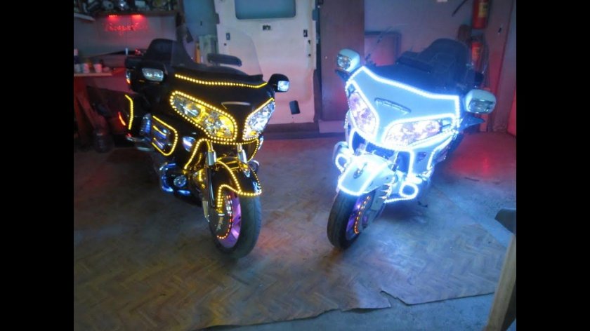 Honda Gold Wing подсветка