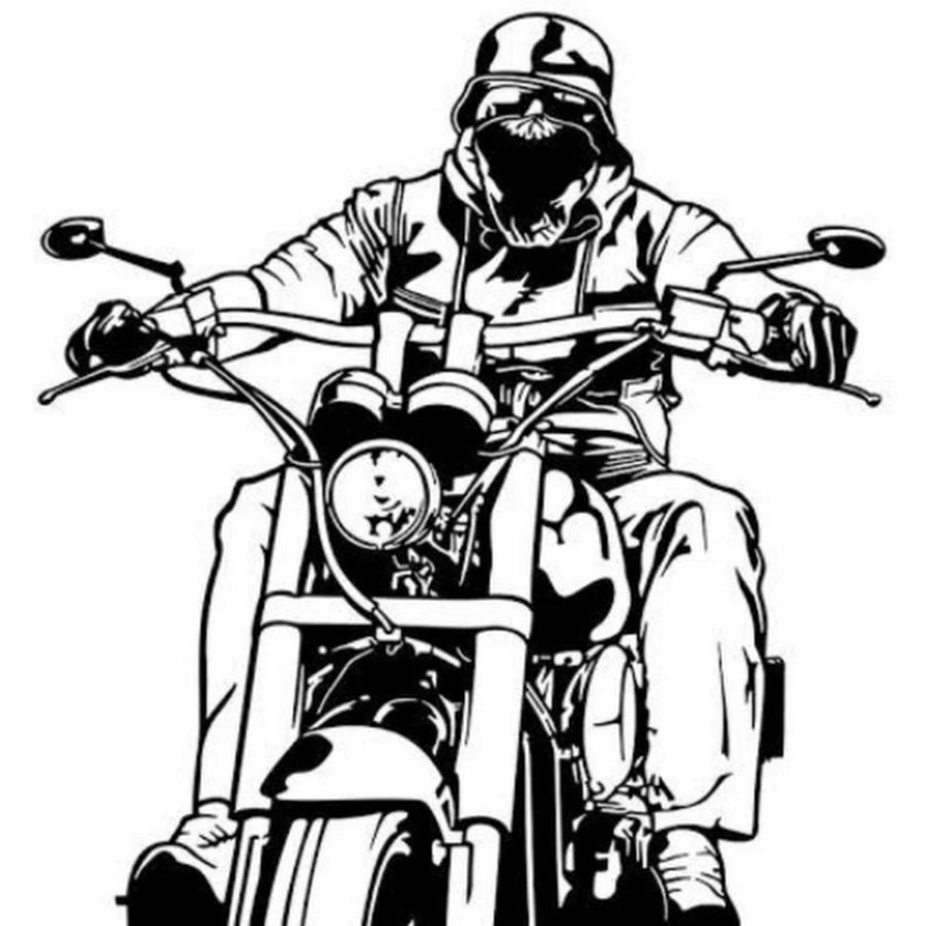 Мотоцикл вектор