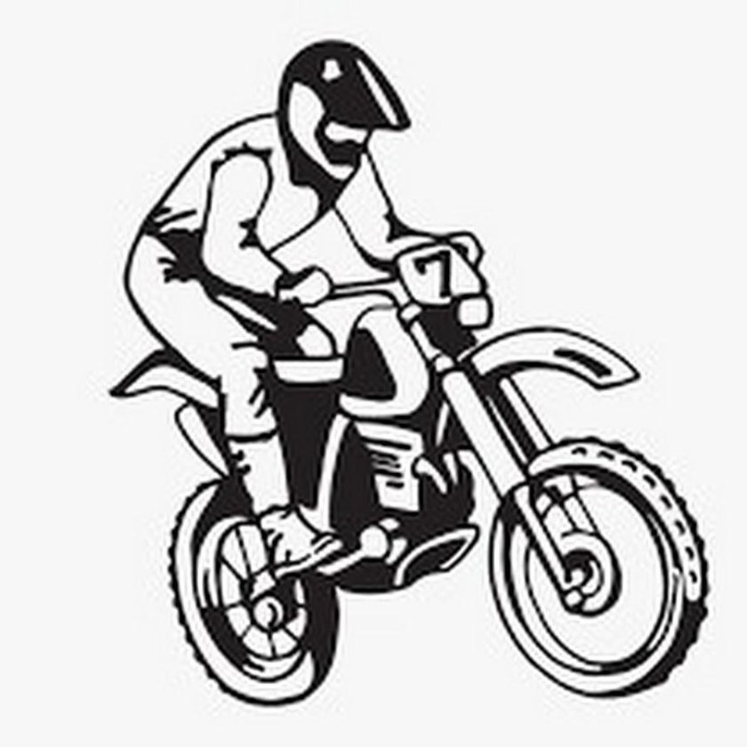 Enduro мотоцикл вектор