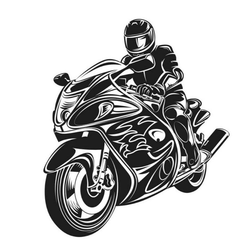 Мотоцикл контур