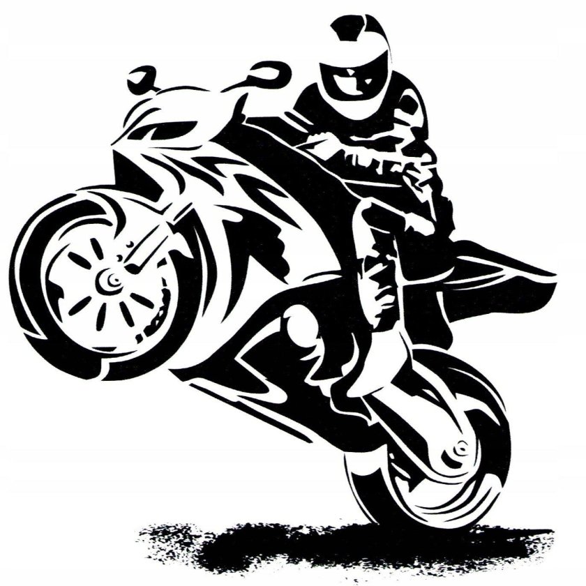 Очертание мотоцикла