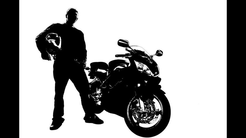 Очертание мотоцикла