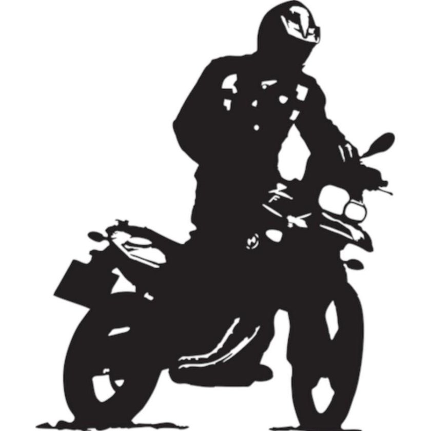 Силуэт мотоцикла