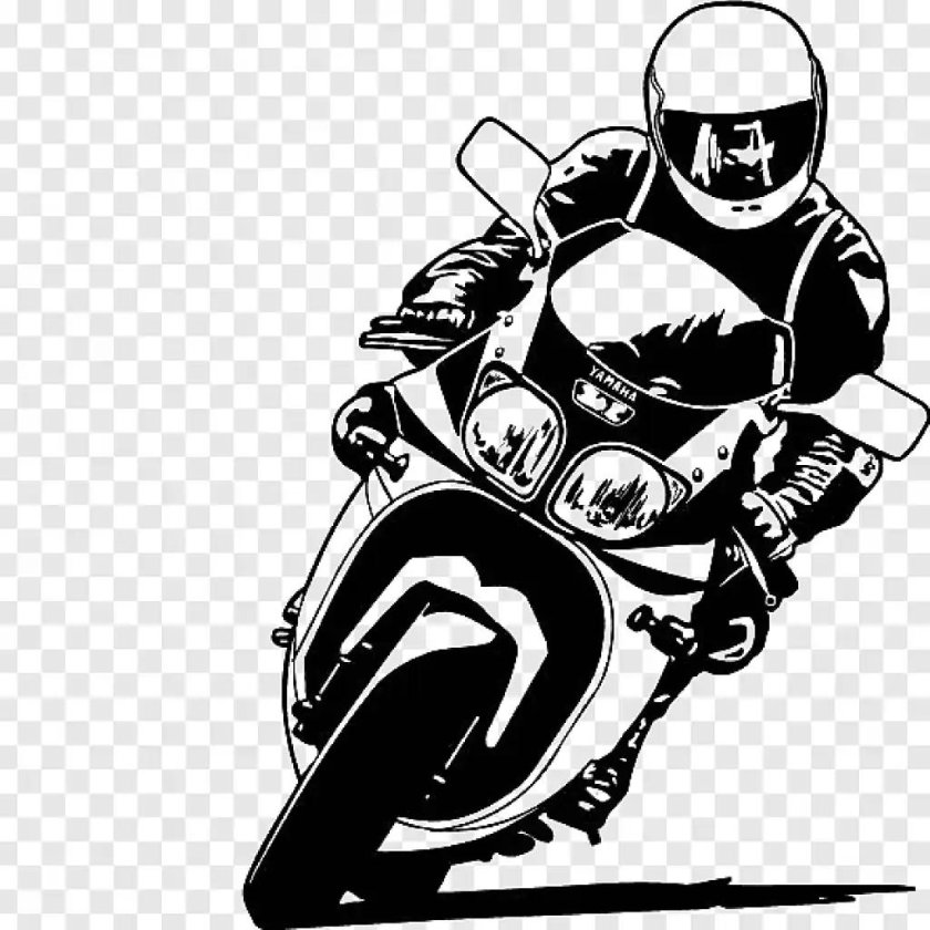 Силуэт мотоцикла