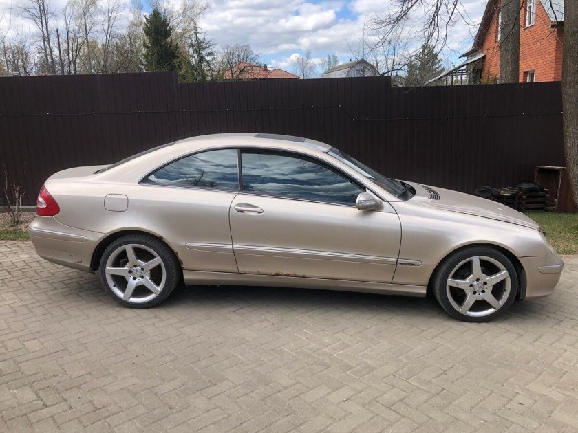 W209 Mercedes без хардтоп