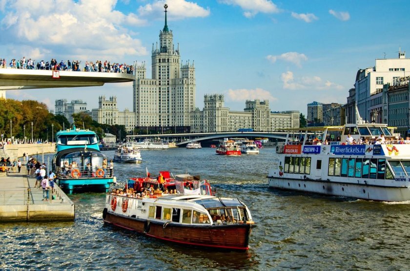 Водное такси, Москва, Третьяковский мост