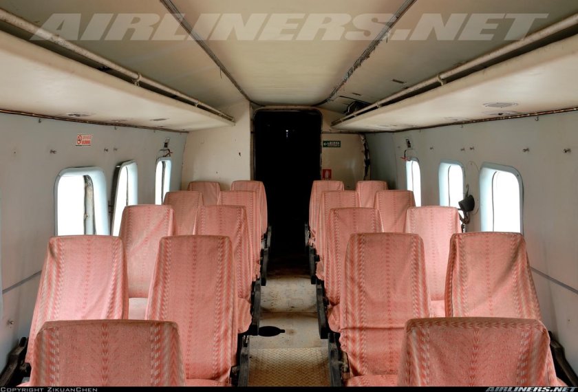 Вертолёт ми-8 пассажирский салон